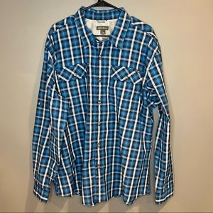 Eddie Bauer Long Sleeve Button Up Shirt Men’s Size 2XL